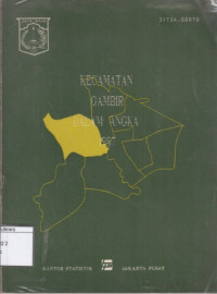 Image of Kecamatan Gambir dalam Angka tahun 1987