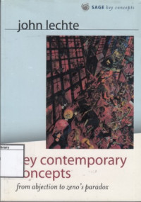 Image of Key Contemporary Concepts: from abjection to zeno's paradox