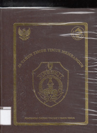 Image of 20 tahun Timor - timur membangun