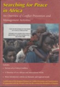 Image of Searching for Peace in Africa : An Overview of Conflict prevention and Management Activities
