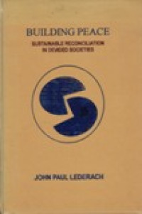Image of Building Peace : Suistainable Reconciliation in Divided Societies