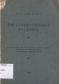 Image of The Coolie-Contract at Geneva