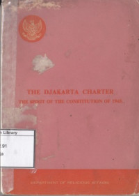 Image of The Djakarta Charter: The Spirit of The Constitution of 1945
