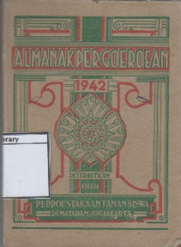 Image of Almanak  Pergoeroean Tahoen 1942