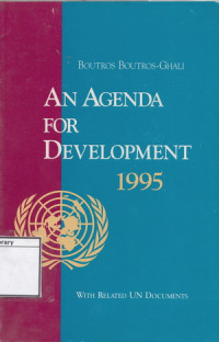 Image of An Agenda for Development, 1995 : with related UN documents