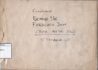 Image of Behind the forbidden door : China inside out