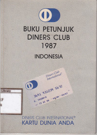 Image of Buku petunjuk  diners club 1987 Indonesia