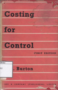 Image of Costing for Control