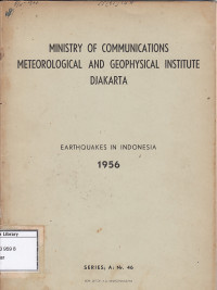 Image of Earthquakes In Indoensia 1956