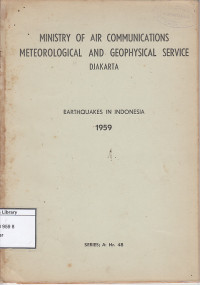 Image of Earthquakes In Indoensia 1959