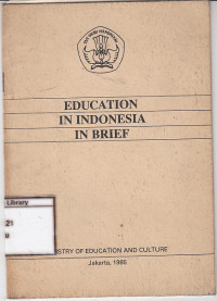 Image of Education in Indonesia in brief