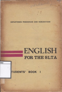 Image of English for The SLTA : Students' Book I