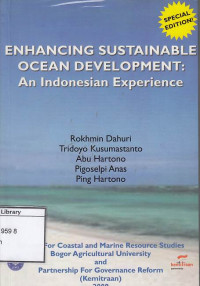 Image of Enhancing Sustainable Ocean Development : An Indonesia Experience