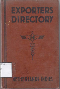 Image of Exporters Directory : Netherlands Indies