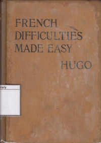 Image of French Difficulties Made Easy