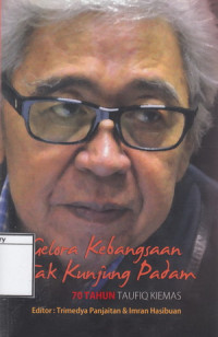 Image of Gelora Kebangsaan Tak Kunjung Padam: 70 Tahun Taufiq Kiemas
