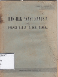 Image of Hak-hak azasi manusia dan Perserikatan Bangsa-Bangsa.