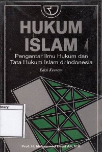 Image of Hukum islam : pengantar ilmu hukum dan tata hukum islam di Indonesia