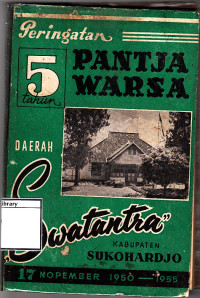 Image of Pantja warsa swatarta kabupaten sukoharjo