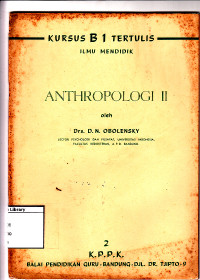 Image of Antropologi II
