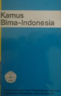 Image of Kamus Bima-Indonesia