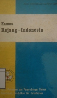 Image of Kamus Rejang-Indonesia