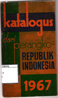 Image of Katalogus dari perangko perangko republik Indonesia 1967