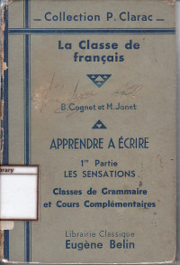 Image of La classe de francais