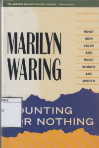 Image of Counting for Nothing What Men Value & What Women Are Worth