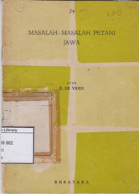 Image of Masalah-masalah Petani Jawa