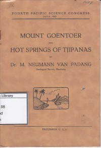 Image of Mount goentoer and hot springs of tjipanas