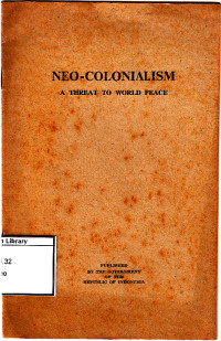 Image of Neo-colonialisme: a threat to world peace