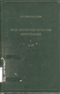 Image of Old Javanese-English Dictionary Part I A-O