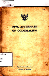 Image of Opm, aaftermath of colinialism