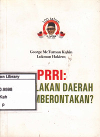 Image of PRRI : Pergolakan Daerah atau Pemberontak?