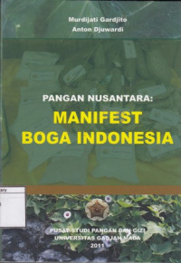 Image of Pangan Nusantara : Manifest Boga Indonesia