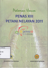 Image of Pedoman umum penas xiii petani nelayan 2011
