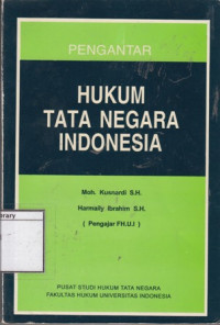 Image of Pengantar Hukum Tata Negara Indonesia