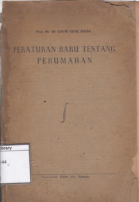 Image of Peraturan Baru Tentang Perumahan