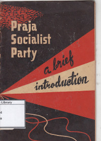 Image of Praja socialist party: a brief introduction
