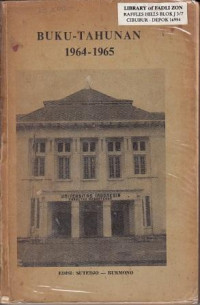 Image of Buku tahunan 1964-1965 Universitas Indonesia fakultas kedokteran