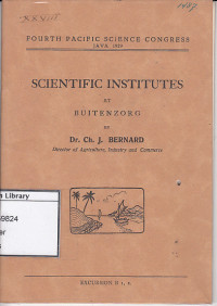 Image of Scientfic institutes at buitenzorg