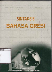Image of Sintaksis Bahasa Gresi