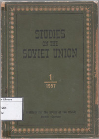 Image of Studies on the Soviet Union. Part 1, Party and government.