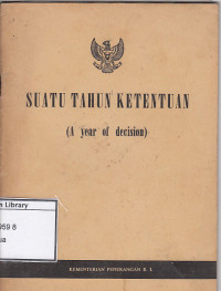 Image of Suatu Tahun Ketentuan (A Year of Decision)