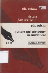 Image of Sistem dan Struktur Bahasa Sunda = System and Structure in Sundanese