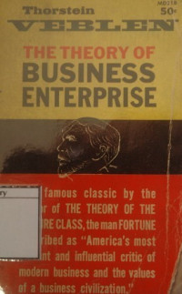 Image of The Theory of Business Enterprise