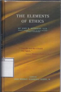 Image of The Elements of Ethics