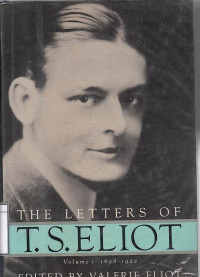 Image of The letters of T.S. Eliot