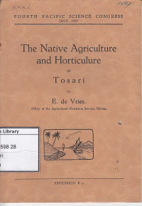 Image of The native agriculture and horticulure at tosari